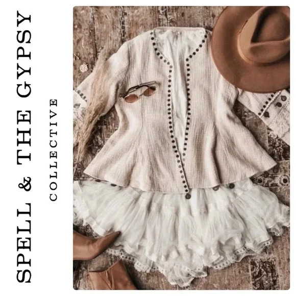 Spell & The Gypsy Collective Alphie Jacket Women’s Size Medium (6) New With Tags - Picture 13 of 13